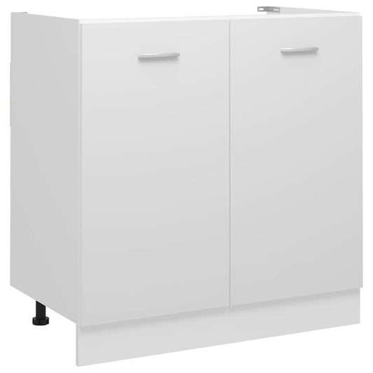 801196 vidaXL Sink Bottom Cabinet "Lyon" White 80x46x81,5 cm Engineered Wood