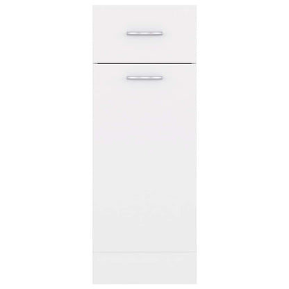 Drawer Bottom Cabinet Lyon White 30x46x81.5 cm Engineered Wood