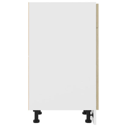 Drawer Bottom Cabinet Lyon Sonoma Oak 30x46x81.5 cm Engineered Wood