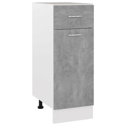 Drawer Bottom Cabinet "Lyon" Concrete Grey 30x46x81.5 cm