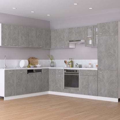 Drawer Bottom Cabinet Lyon Concrete Grey 30x46x81.5 cm Engineered Wood