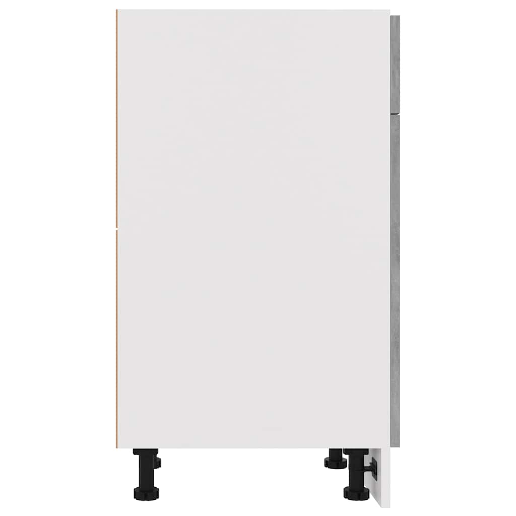 Drawer Bottom Cabinet "Lyon" Concrete Grey 30x46x81.5 cm