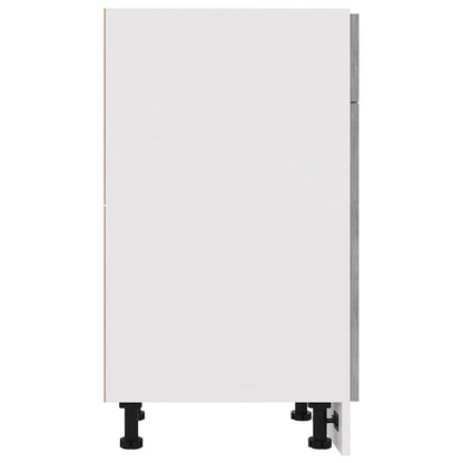 Drawer Bottom Cabinet "Lyon" Concrete Grey 30x46x81.5 cm