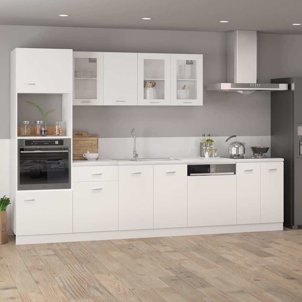 801220 vidaXL Drawer Bottom Cabinet "Lyon" White 50x46x81,5 cm Engineered Wood