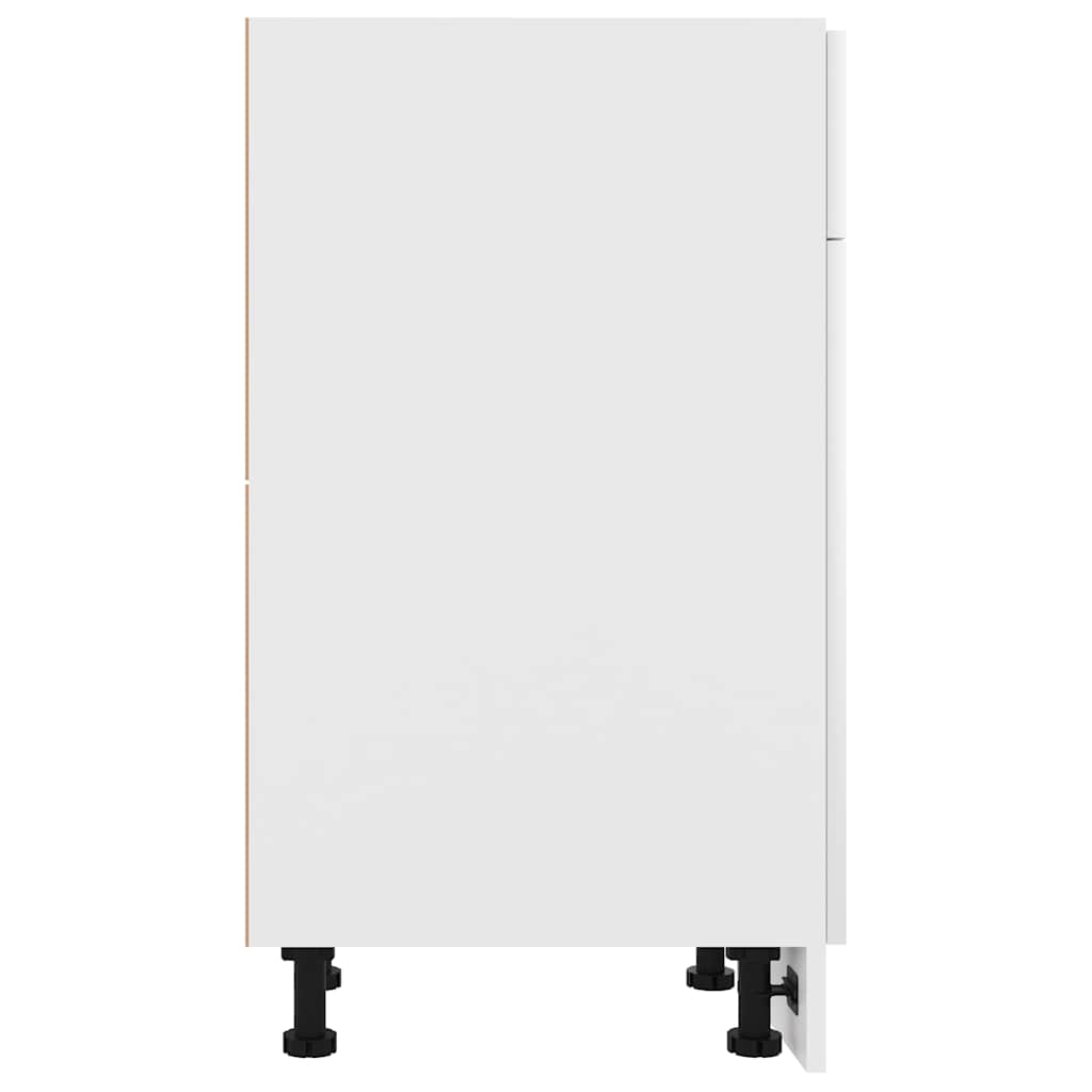 801220 vidaXL Drawer Bottom Cabinet "Lyon" White 50x46x81,5 cm Engineered Wood