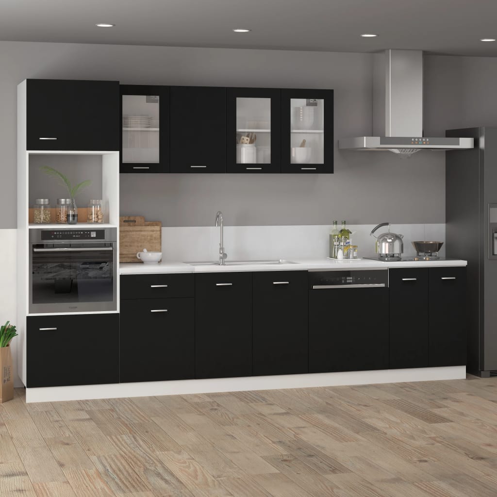 Drawer Bottom Cabinet | Black | Engineered wood | 50 x 46 x 81.5 cm