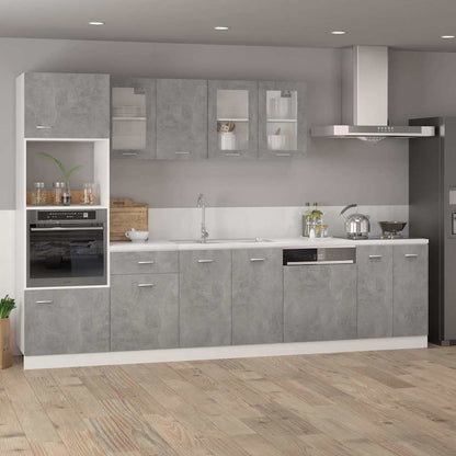 Drawer Bottom Cabinet "Lyon" Concrete Grey 50x46x81.5 cm