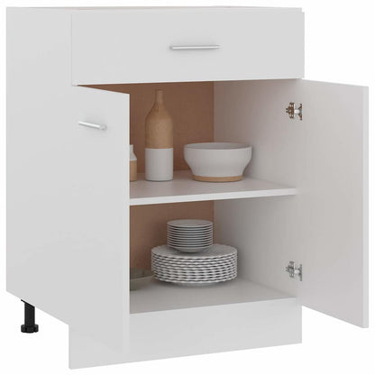 801228 vidaXL Drawer Bottom Cabinet "Lyon" White 60x46x81,5 cm Engineered Wood