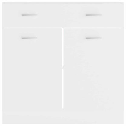 801236 vidaXL Drawer Bottom Cabinet "Lyon" White 80x46x81,5 cm Engineered Wood