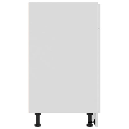 Drawer Bottom Cabinet Lyon White 80x46x81.5 cm Engineered Wood