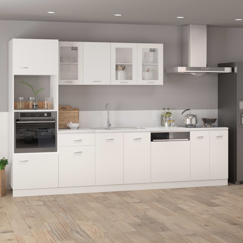 Hanging Cabinet Lyon White 39.5x31x60 cm Engineered Wood