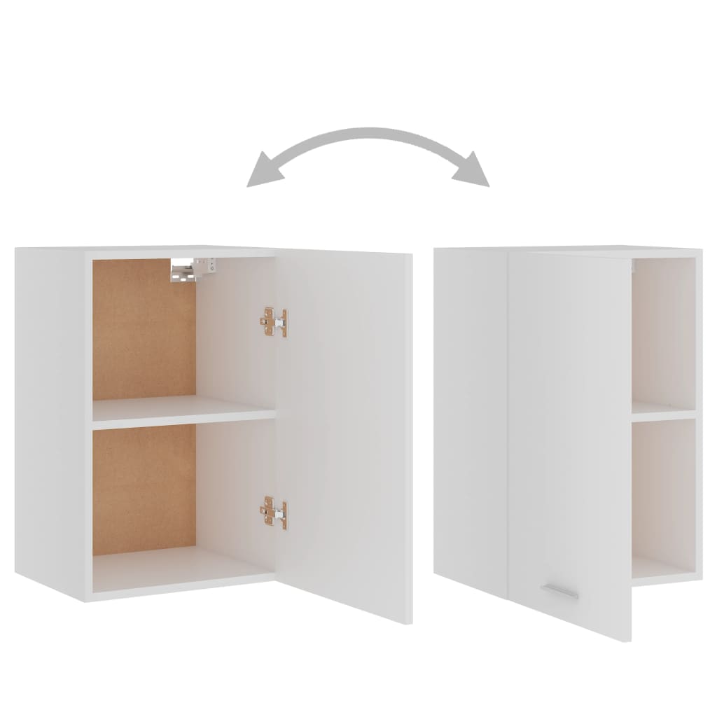 Hanging Cabinet Lyon White 39.5x31x60 cm Engineered Wood