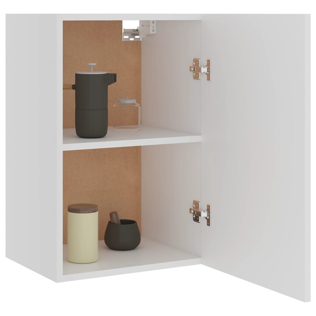 Hanging Cabinet Lyon White 39.5x31x60 cm Engineered Wood
