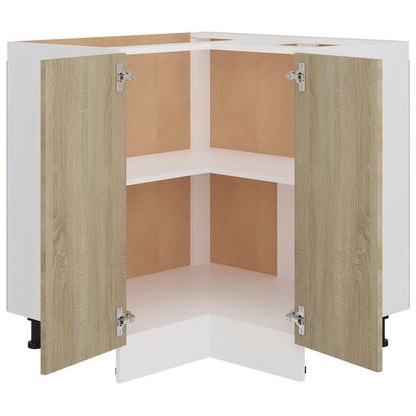 Corner Bottom Cabinet "Lyon" Sonoma Oak 75.5x75.5x81.5 cm