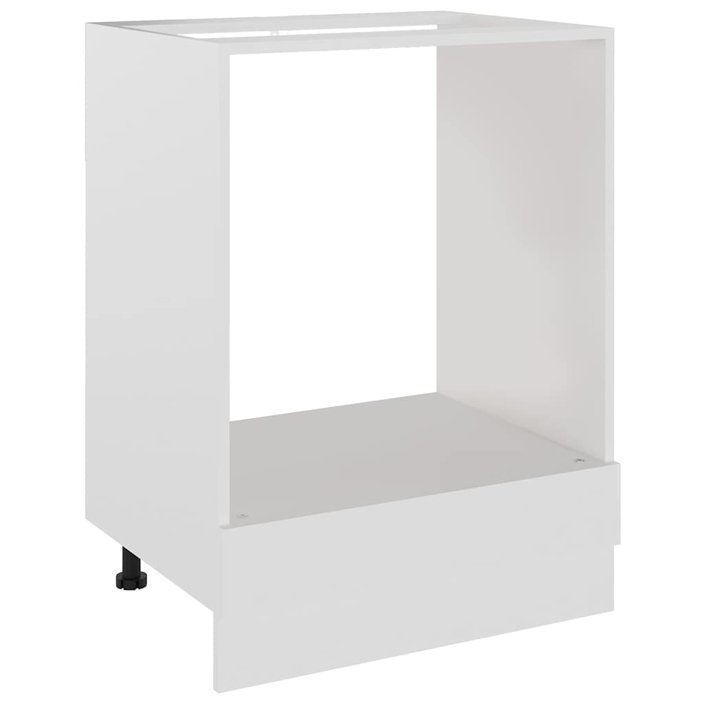 802497 vidaXL Oven Cabinet "Lyon" White 60x46x81,5 cm Engineered Wood