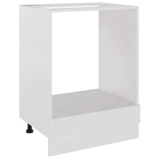 802497 vidaXL Oven Cabinet "Lyon" White 60x46x81,5 cm Engineered Wood