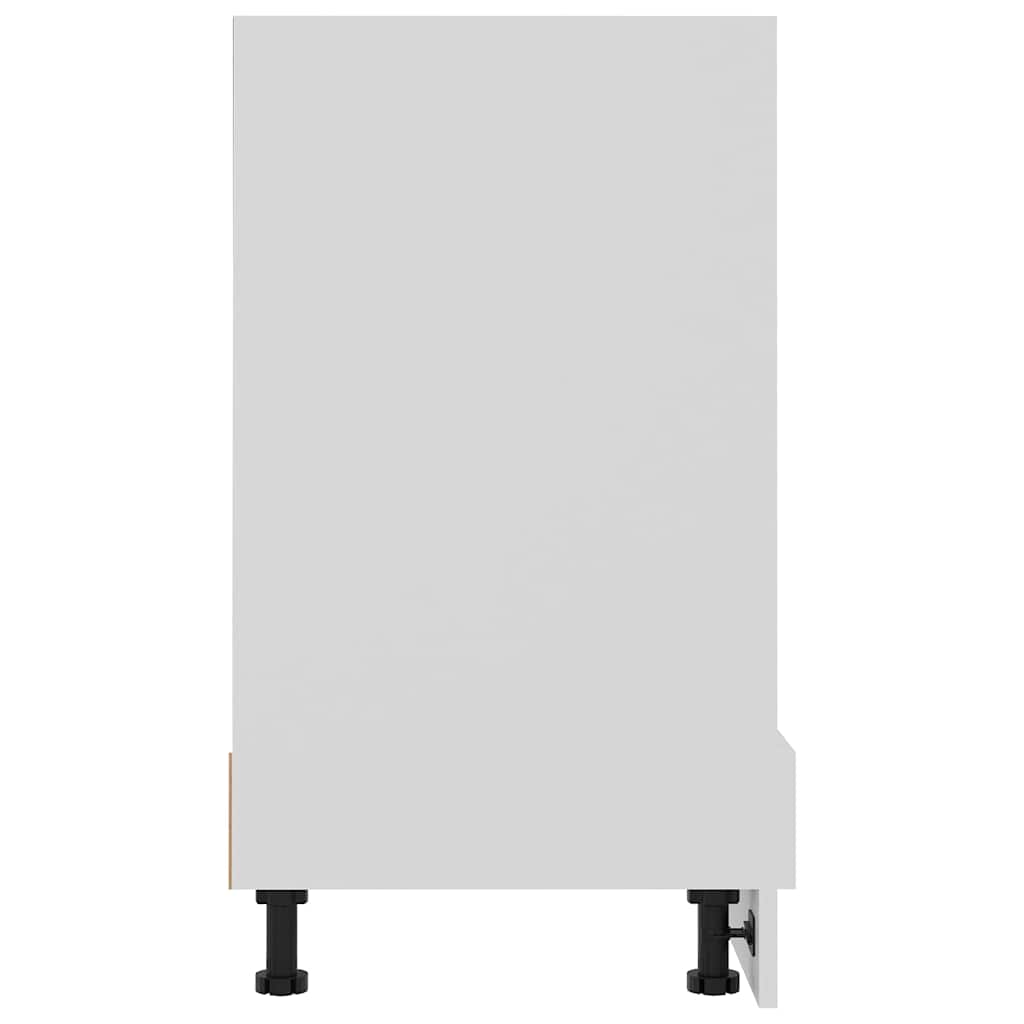 802497 vidaXL Oven Cabinet "Lyon" White 60x46x81,5 cm Engineered Wood