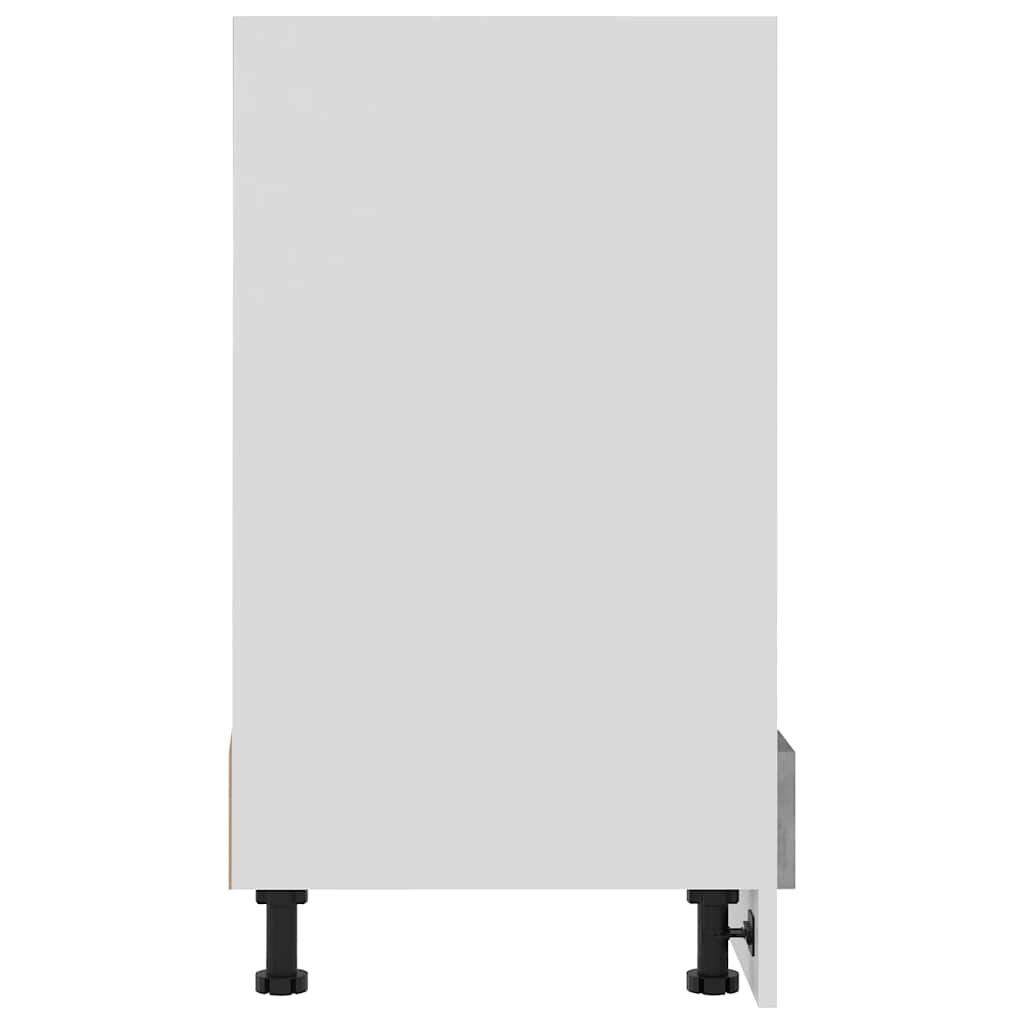 Oven Cabinet Lyon Concrete Grey 60x46x81.5 cm Engineered Wood