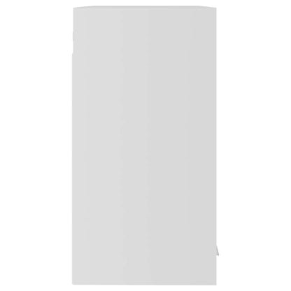 802521 vidaXL Hanging Glass Cabinet "Lyon" White 60x31x60 cm Engineered Wood
