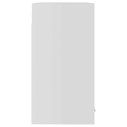 Hanging Glass Cabinet Lyon White 60x31x60 cm Engineered Wood