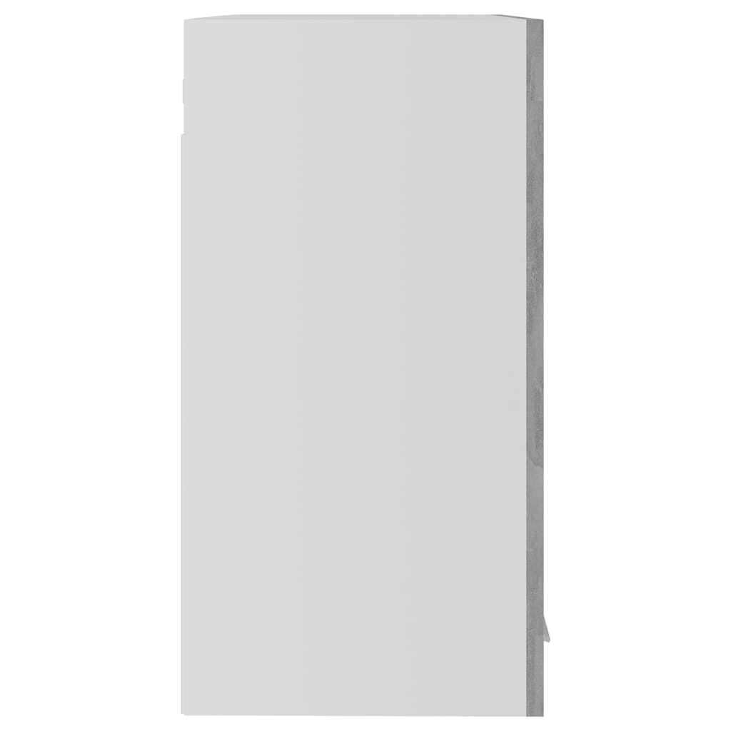 Hanging Glass Cabinet Lyon Concrete Grey  60x31x60 cm Engineered Wood