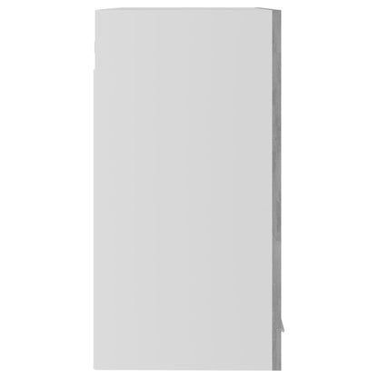 Hanging Glass Cabinet Lyon Concrete Grey  60x31x60 cm Engineered Wood