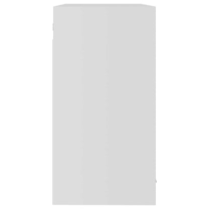 802529 vidaXL Hanging Glass Cabinet "Lyon" White 80x31x60 cm Engineered Wood