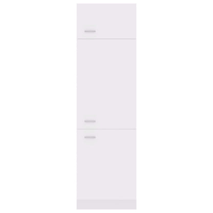 Refrigerator Cabinet Lyon White 60x57x207 cm Engineered Wood