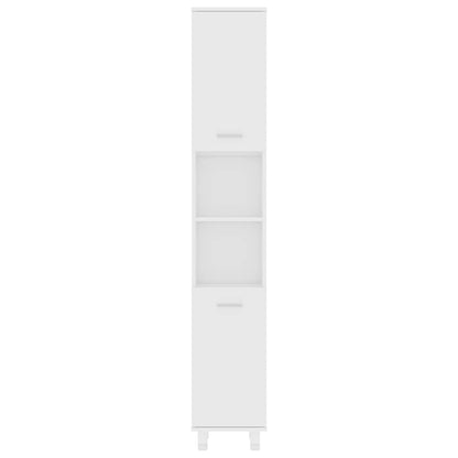 802624 vidaXL Bathroom Cabinet White 30x30x179 cm Engineered Wood
