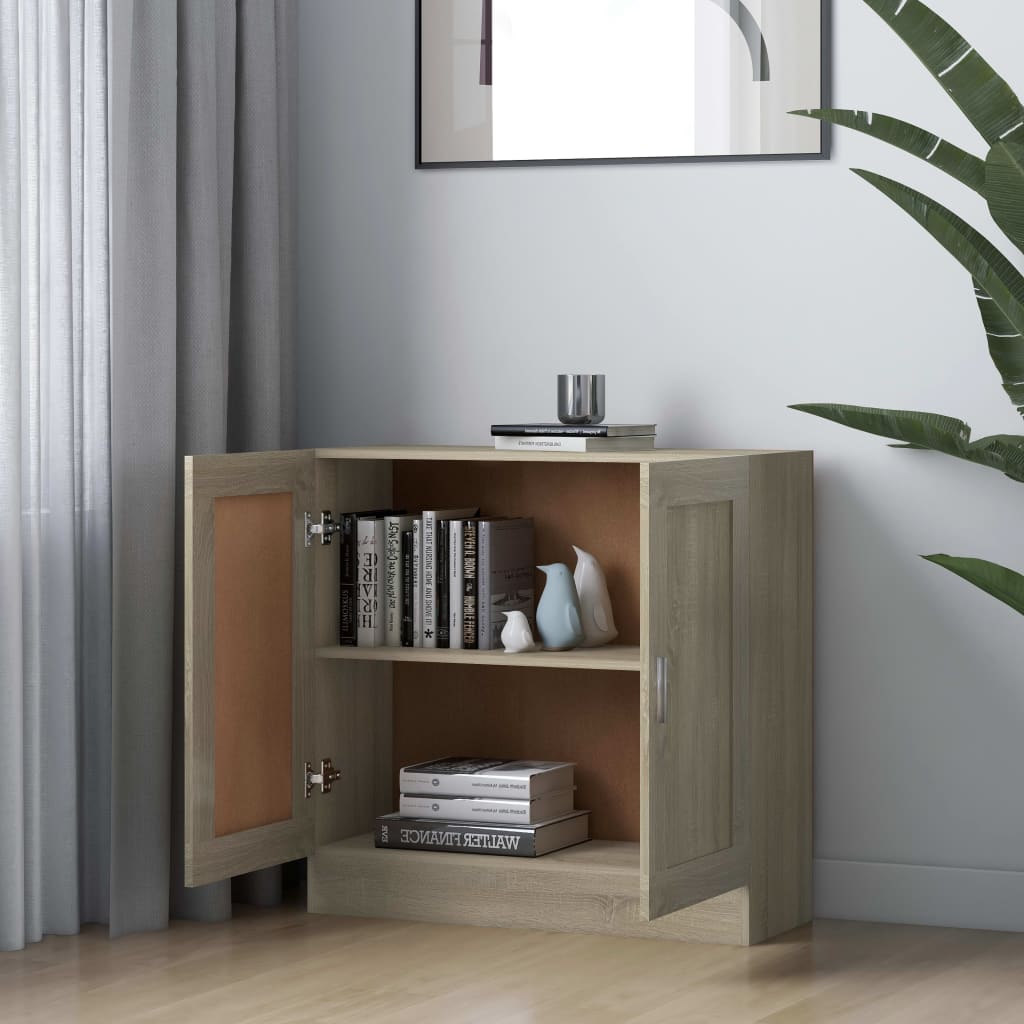 Book Cabinet Sonoma Oak 82.5x30.5x80 cm Engineered Wood