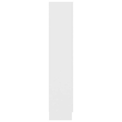 Book Cabinet White 82.5x30.5x150 cm Engineered Wood