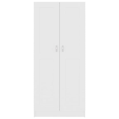 Book Cabinet White 82.5x30.5x185.5 cm Engineered Wood
