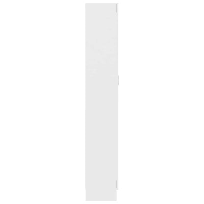 Book Cabinet White 82.5x30.5x185.5 cm Engineered Wood