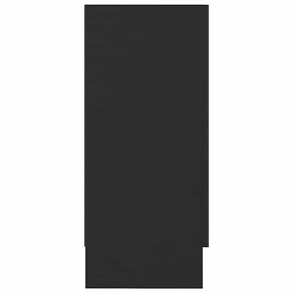 Vitrine | Black | Engineered wood, glass | 120 cm x 30.5 cm x 70 cm