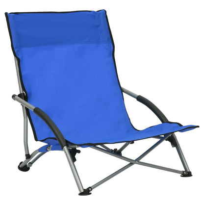 Beach Chair | Set of 2 | Blue | Oxford fabric, steel | Standard