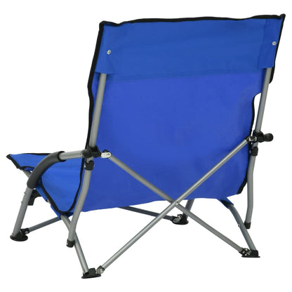 Beach Chair | Set of 2 | Blue | Oxford fabric, steel | Standard