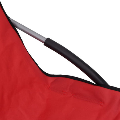 Beach Chair | Set of 2 | Red | Oxford fabric, steel | Medium | Folding