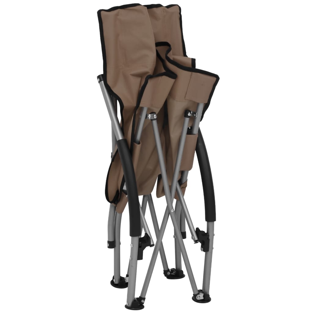 Beach Chair | Set of 2 | Taupe | Oxford fabric, Steel | Standard
