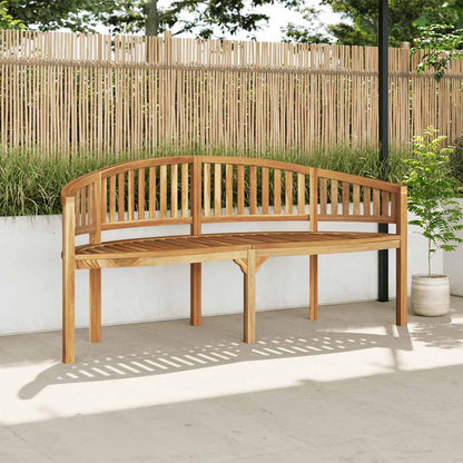 Banana Bench 180 cm Solid Teak Wood