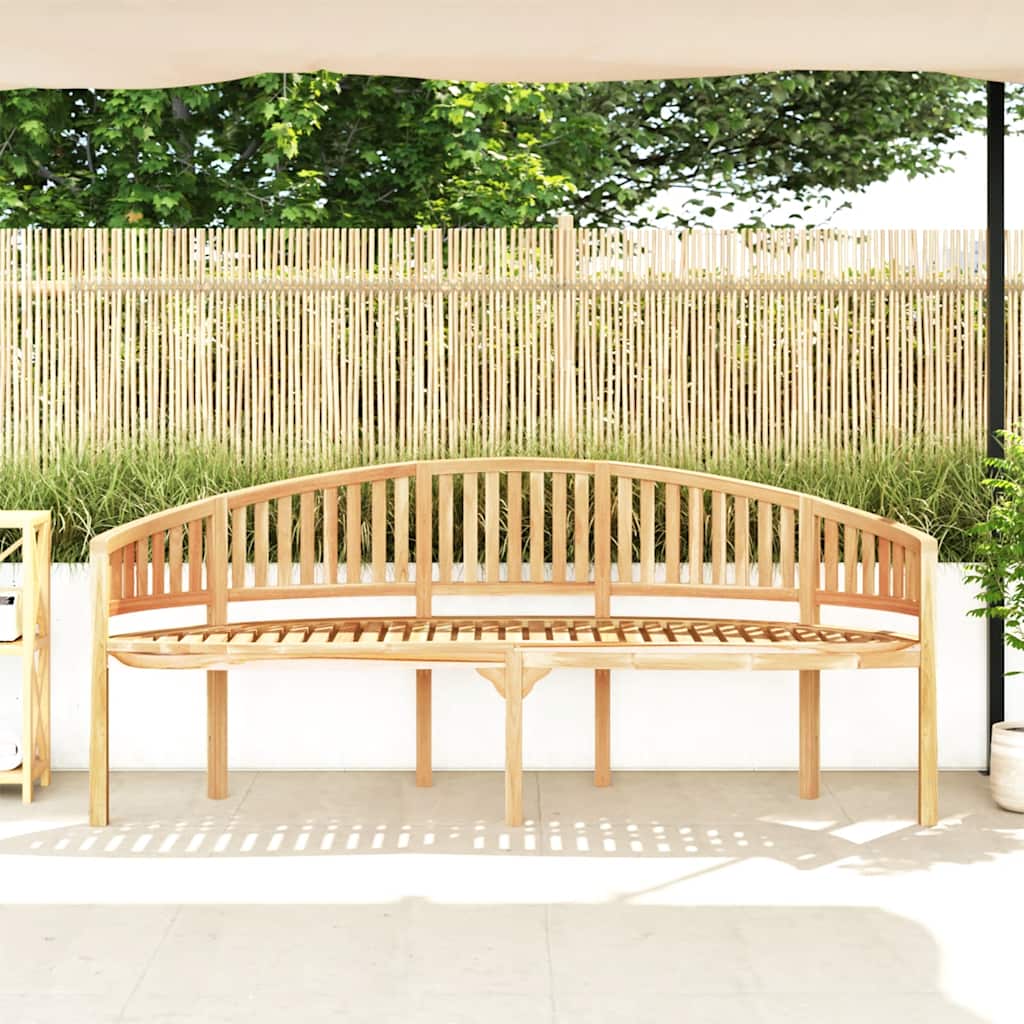 Garden Bench | Natural Teak | Solid Teak Wood | Large | Durable