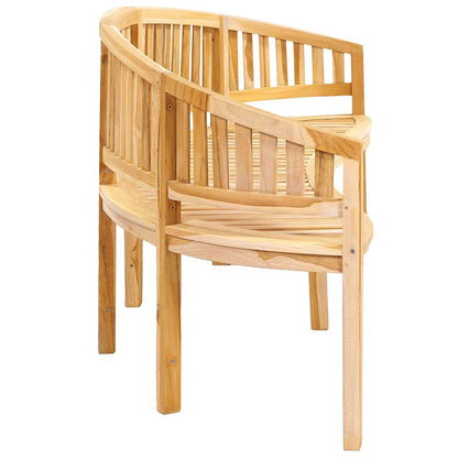 Garden Bench | Natural Teak | Solid Teak Wood | Large | Durable