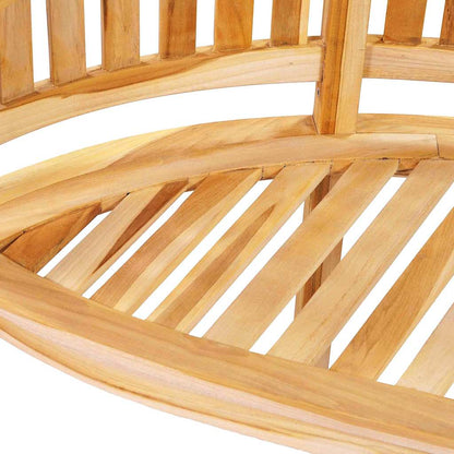 Garden Bench | Natural Teak | Solid Teak Wood | Large | Durable