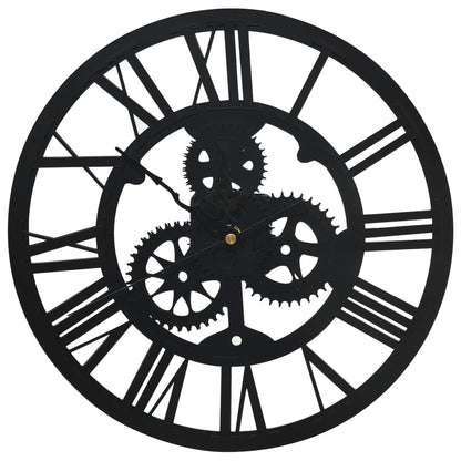 Wall Clock Black 30 cm Acrylic