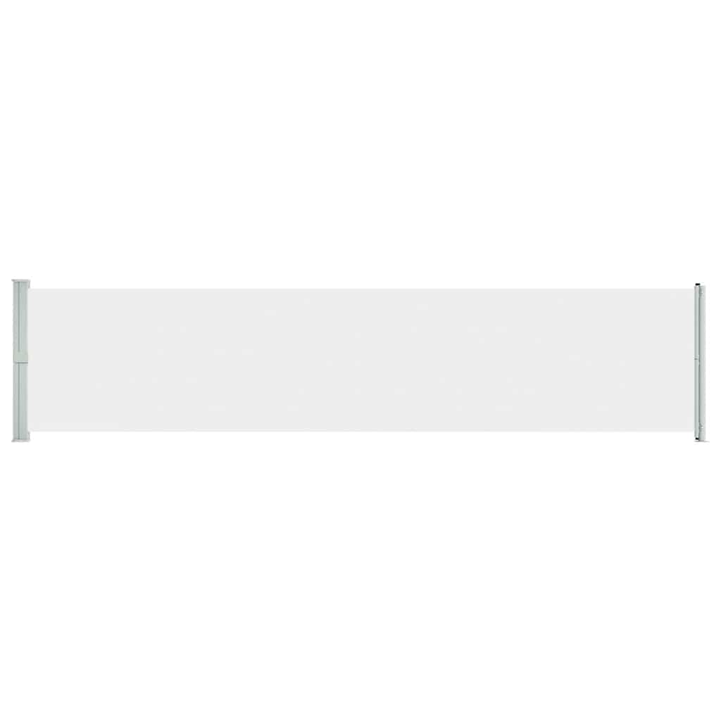 Patio Retractable Side Awning 140x600 cm Cream
