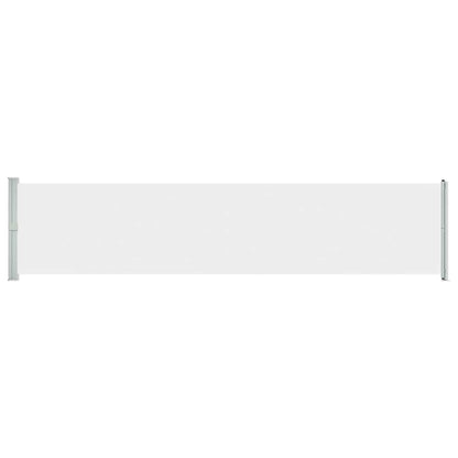 Patio Retractable Side Awning 140x600 cm Cream