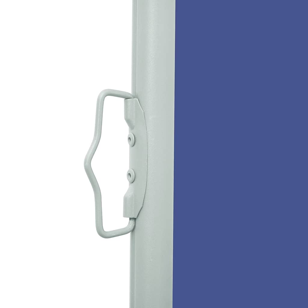 Patio Retractable Side Awning 140x600 cm Blue