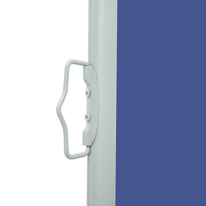 Patio Retractable Side Awning 140x600 cm Blue
