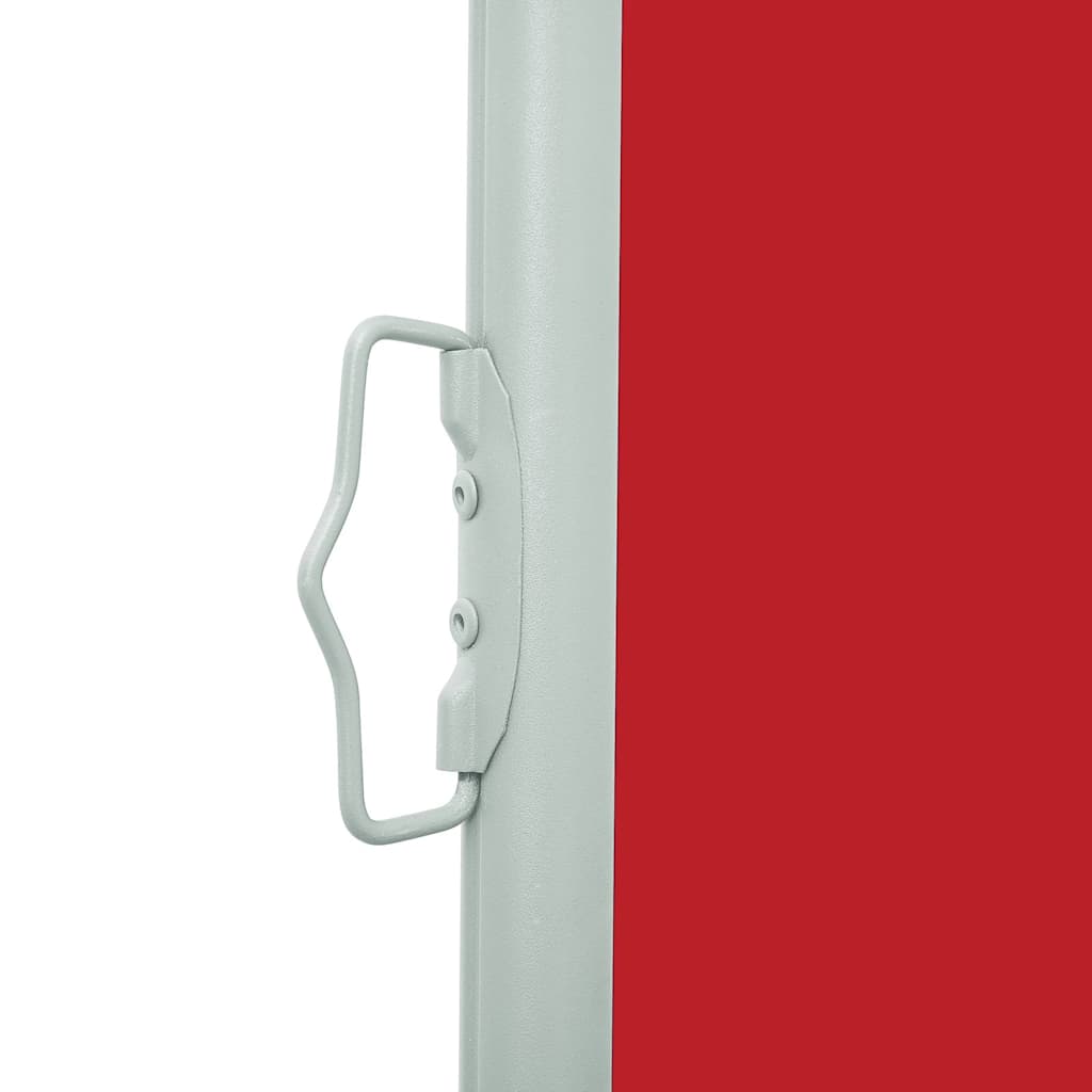 Patio Retractable Side Awning 140x600 cm Red
