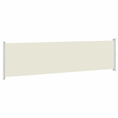 Patio Retractable Side Awning 600x160 cm Cream