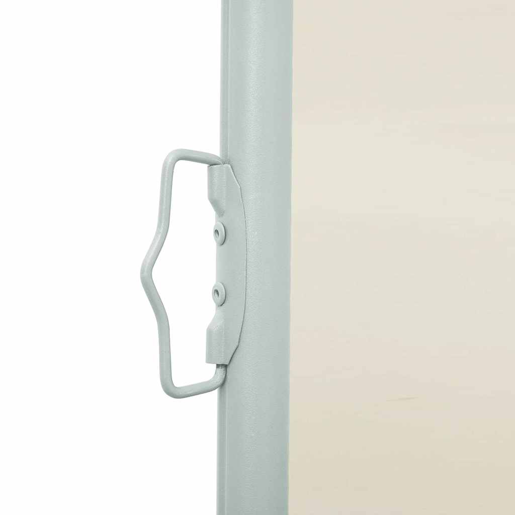 Patio Retractable Side Awning 614x160 cm Cream
